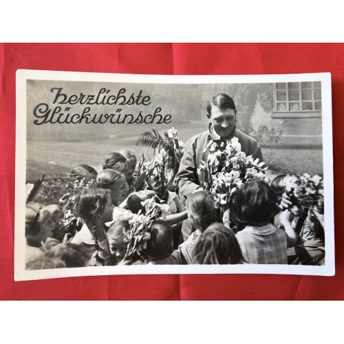 herzlichste Glückwünsche Postcard