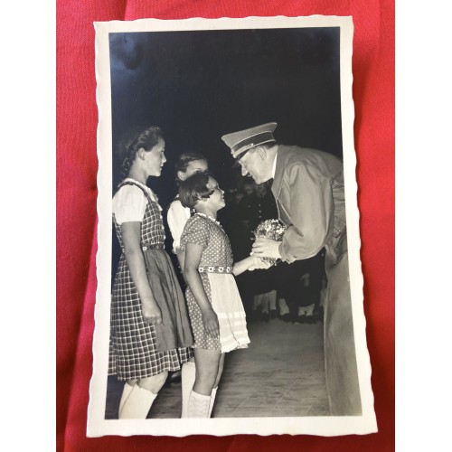 Hitler with Children Postcard