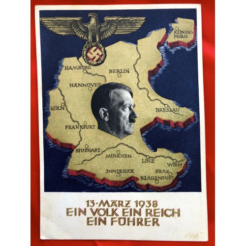 Ein Volk Ein Reich Ein Führer Postcard # 6394