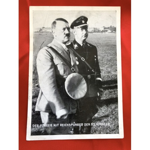 Der Führer mit Reichsführer Der SS Himmler Postcard # 6441