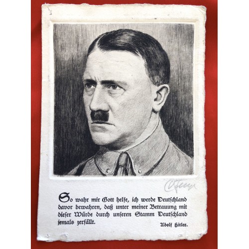 Adolf Hitler Postcard # 6443