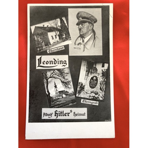 Leonding Adolf Hitler's Heimat Postcard # 6445