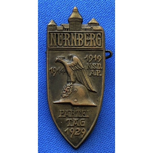 Nürnberg Party Day 1929 Badge # 6489