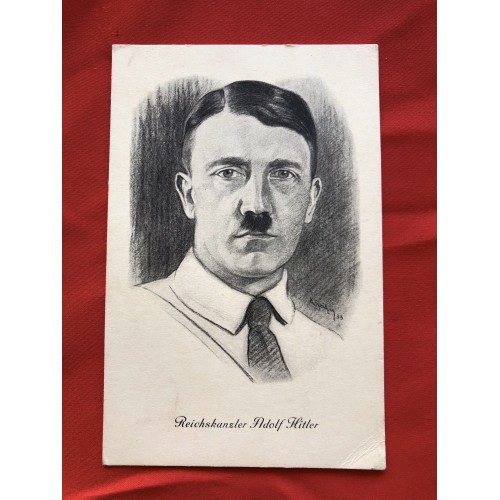 Reichskanzler Adolf Hitler Postcard  # 6506