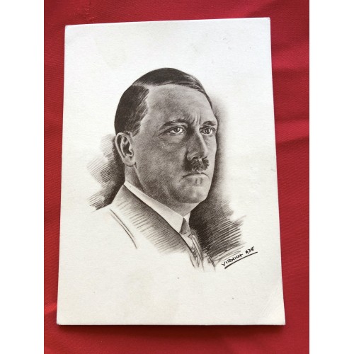 Adolf Hitler Postcard 