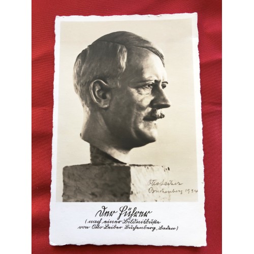 Führer Bust Postcard