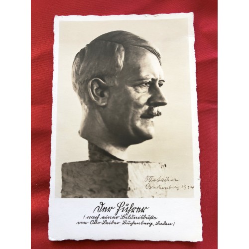 Führer Bust Postcard # 6519