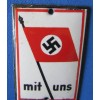 Mit Uns Enamel Sign # 6535