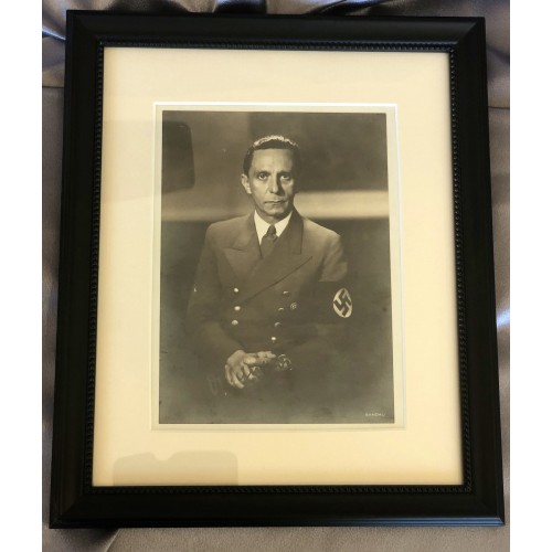 Goebbels Autographed Photo # 6561