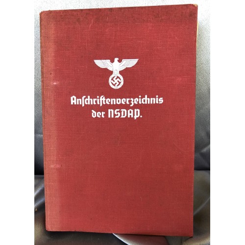 Anschriftenverzeichnis der NSDAP # 6582