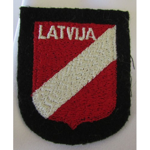 Waffen SS Latvian volunteer sleeve shield