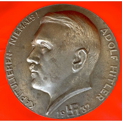 Adolf Hitler Plaque