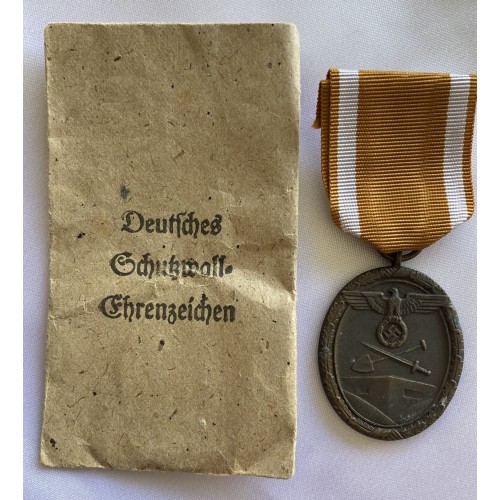 West Wall Medal envelope by Karl Poellath  # 6742