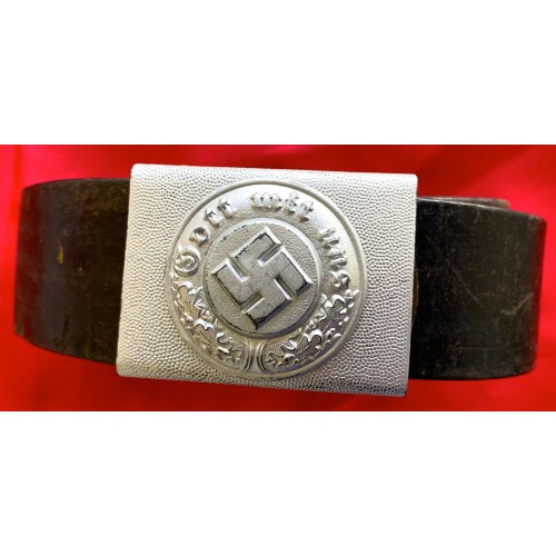 German Police Belt and Buckle # 6743