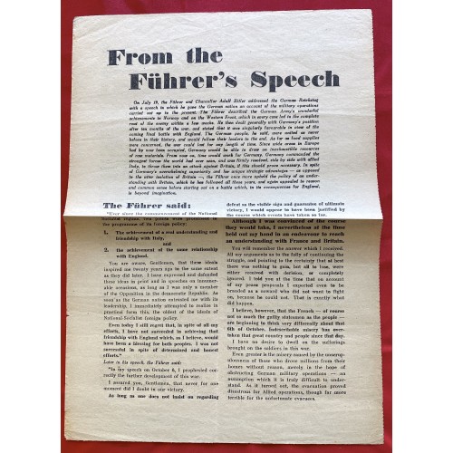 Führer Speech