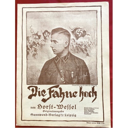 Horst Wessel Die Fahne Hoch Sheet Music  # 6764