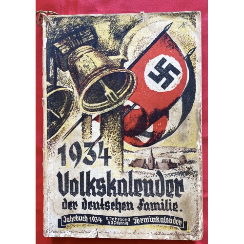 1934 Volkskalender der Deutschen Familie # 6782