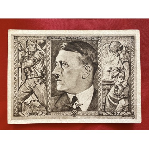 Adolf Hitler Postcard # 6867