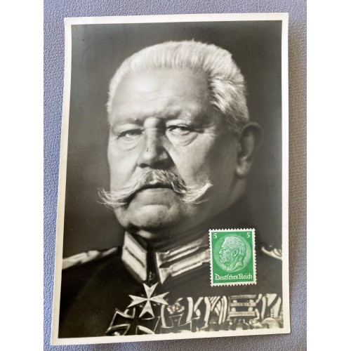 Reichspräsident von Hindenburg Postcard