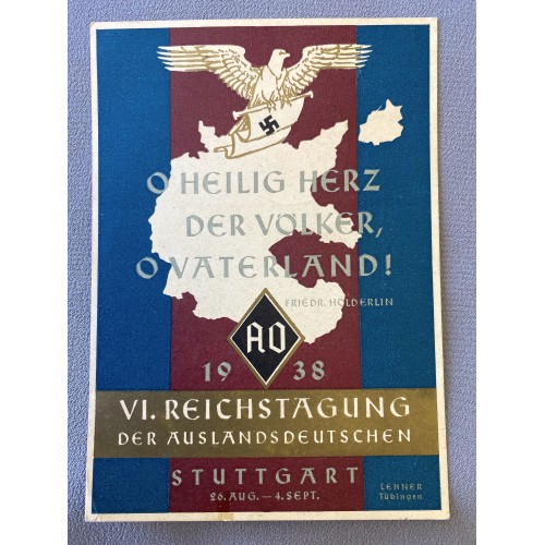 Auslandsdeutschen Postcard