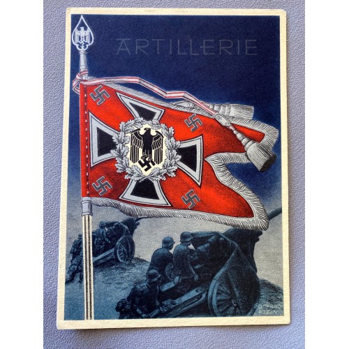 Die Siegreichen Fahnen und Standarten der Deutschen Wehrmacht Postcard # 6922