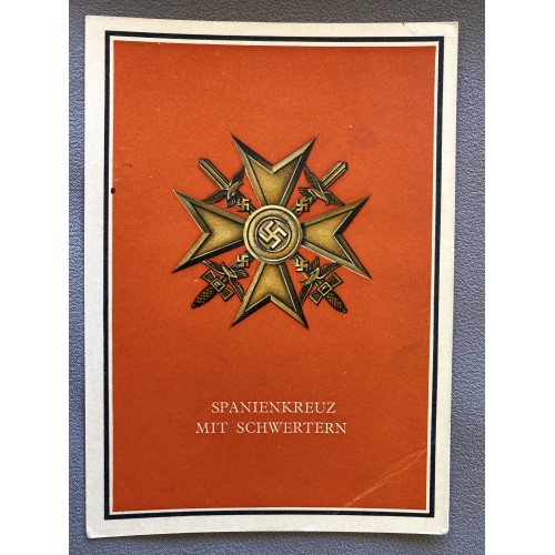 Die Kriegsorden des Grossdeutschen Reiches Postcard # 6936