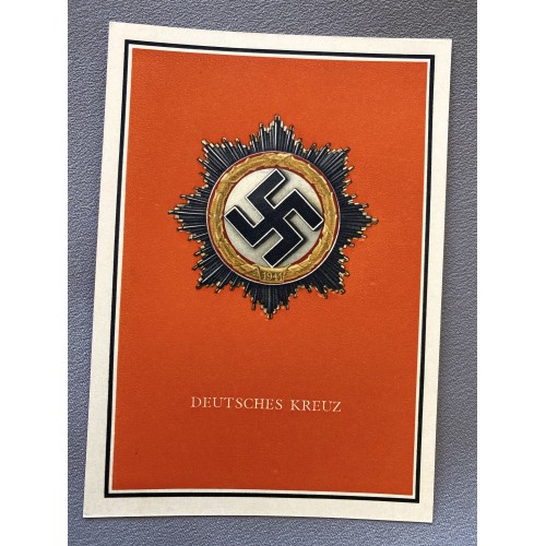 Die Kriegsorden des Grossdeutschen Reiches Postcard # 6938
