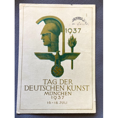 German Tag Der Deutschen Kunst München 1937 Postcard # 6946