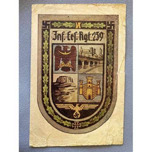 Inf. Erf. Rgt. 239 Feldpostkarte