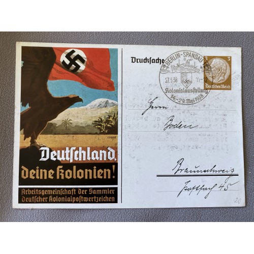 Deutschland Deine Kolonien Postcard