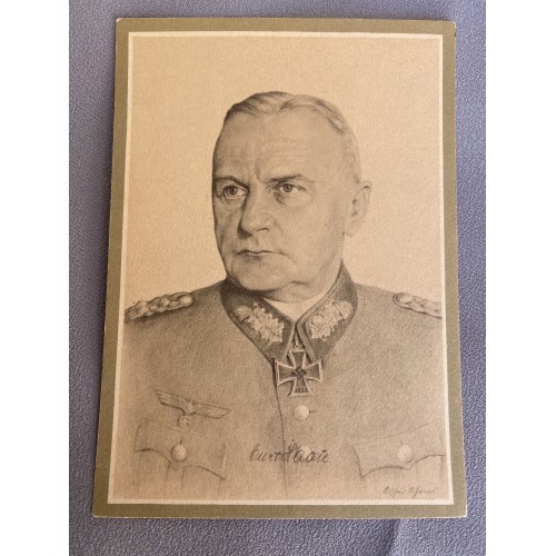 Der Führers und seine Generale des Heeres Postcard # 7010