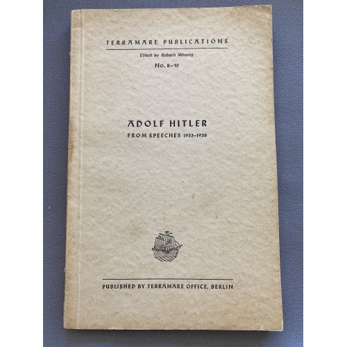 Adolf Hitler from Speeches 1933-1938