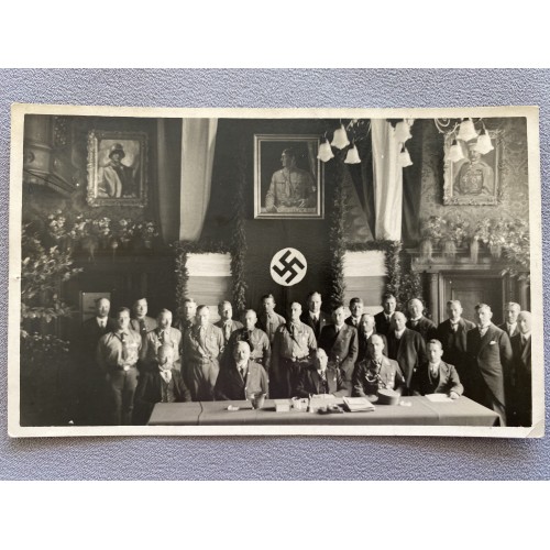 NSDAP Meeting Postcard # 7143