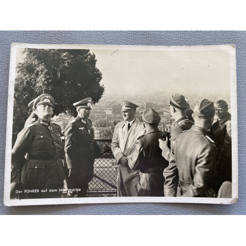 Der Führer auf dem Montmartre Postcard