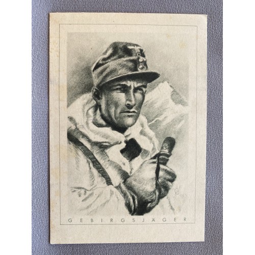 Gebirgsjäger Der Deutsche Soldat Postcard # 7186