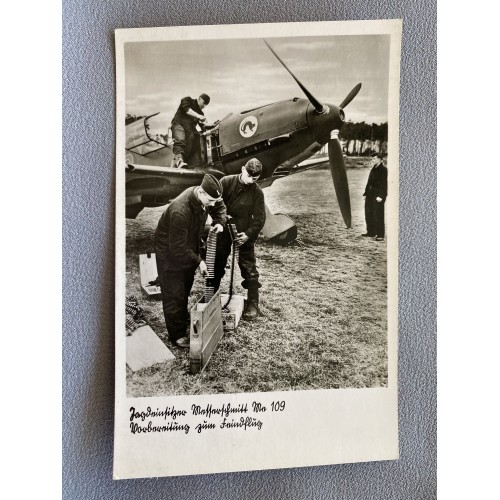 Jagd Messerschmitt ME-109 Postcard # 7196