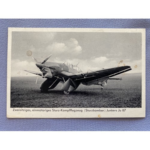 Sturzbomber Junkers Ju 87 Postcard # 7207