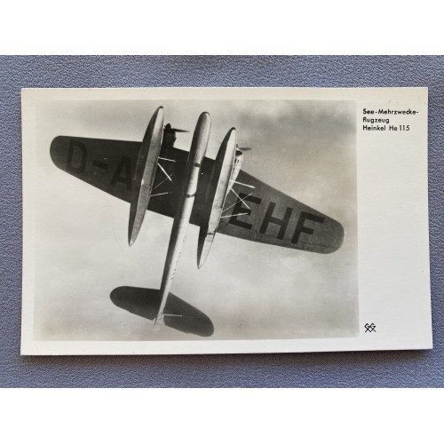 See-Mehrzweckefluzeug Heinkel He115 Postcard # 7208