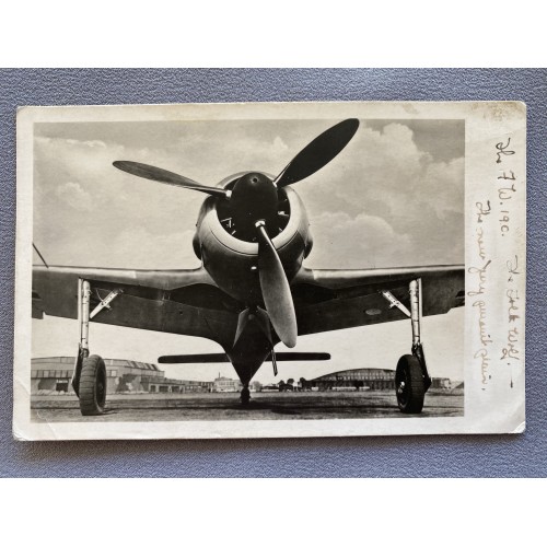 Unsere Luftwaffe FW 190 Postcard
