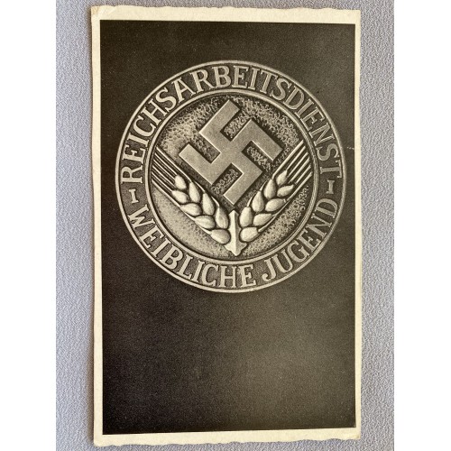 Reichsarbeitsdienst Weibliche Jugend Postcard # 7226