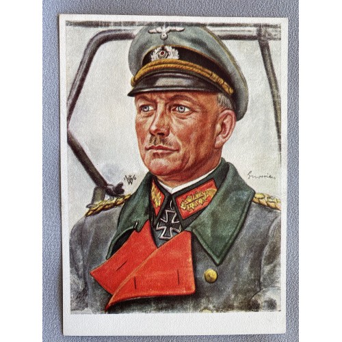 W. Willrich Generaloberst Guderian Postcard # 7255