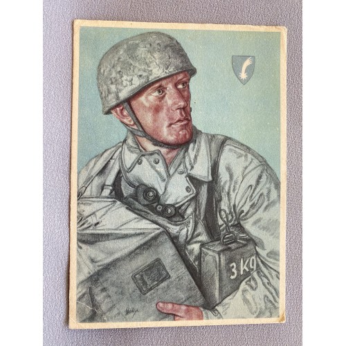 W. Willrich Luftlandepionier Postcard