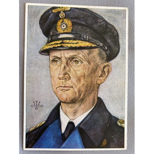 W. Willrich Konteradmiral Dönitz Postcard