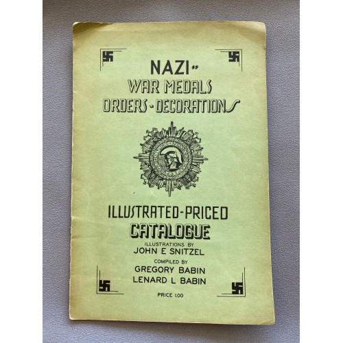 Nazi War Medals Orders Decorations by Babin # 7331