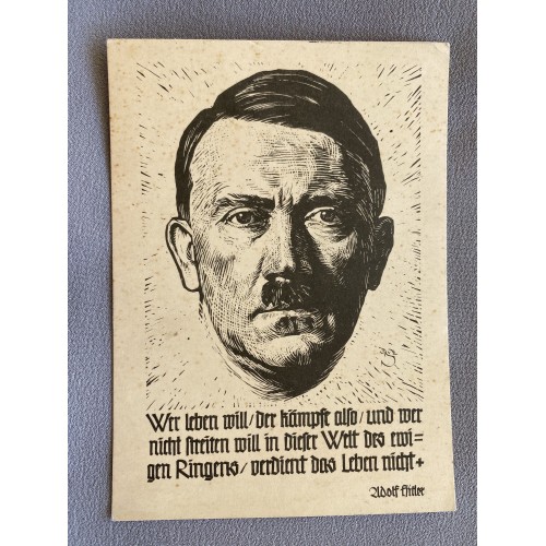 Hitler Postcard