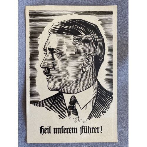 Adolf Hitler Postcard # 7386