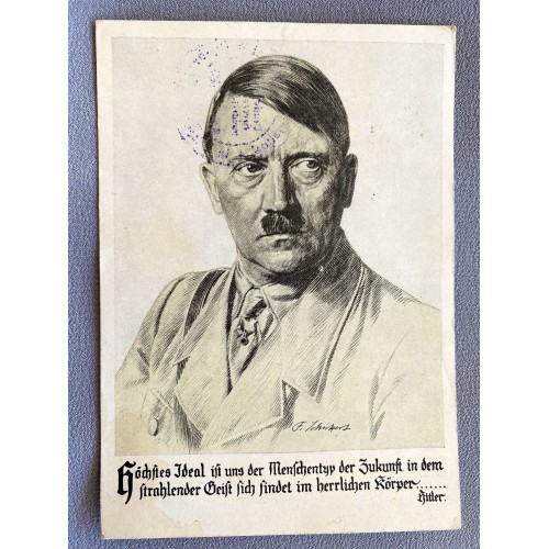 Fuhrer Postcard  # 7391