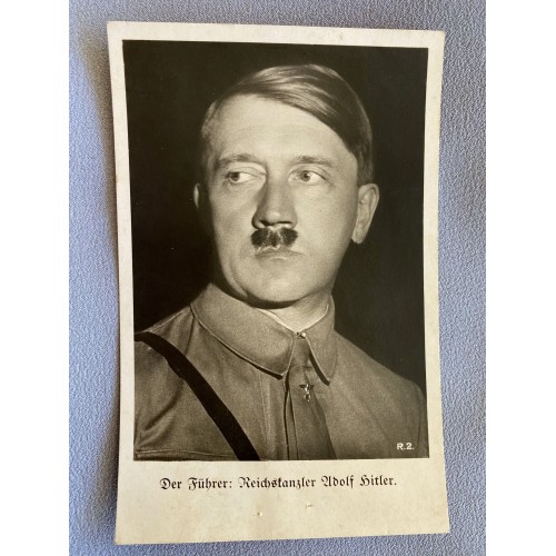 Der Fuhrer: Reichskanzler Adolf Hitler Postcard # 7402