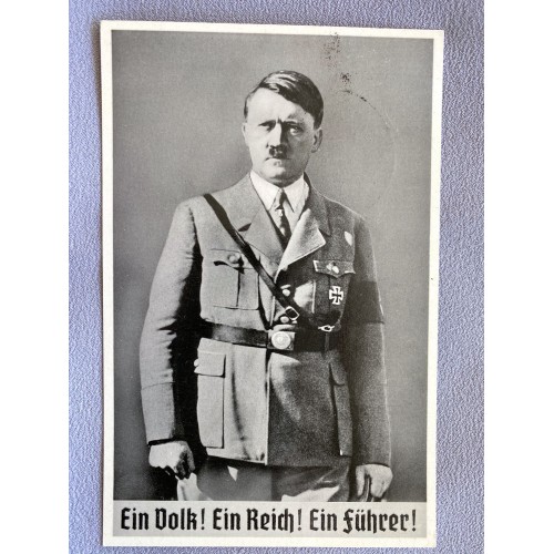 Ein Volk! Ein Reich! Ein Fuhrer! Postcard # 7409