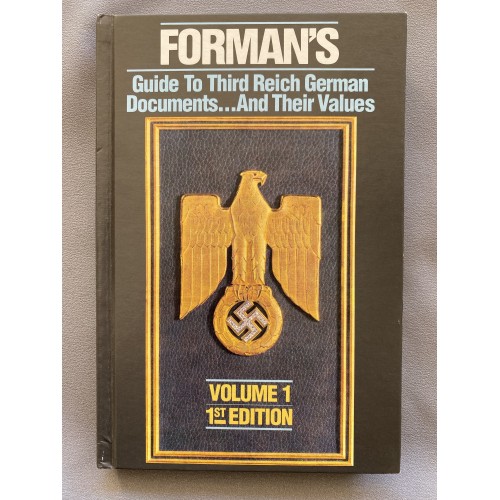 Forman's Guide to Third Reich German Documents and their Values